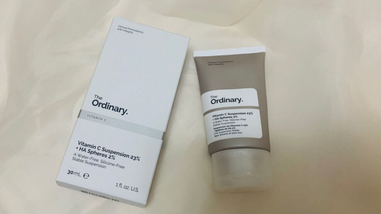 レビュー The Ordinary ビタミンc サスペンション23 ヒアルロン酸球体2 美肌に効果的